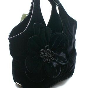 🌟 NWT Authentic Kate Spade Velvet Flower Large Tote Bag w/ dust bag